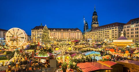 Tour in autobus di Dresda con visita al mercatino di Natale